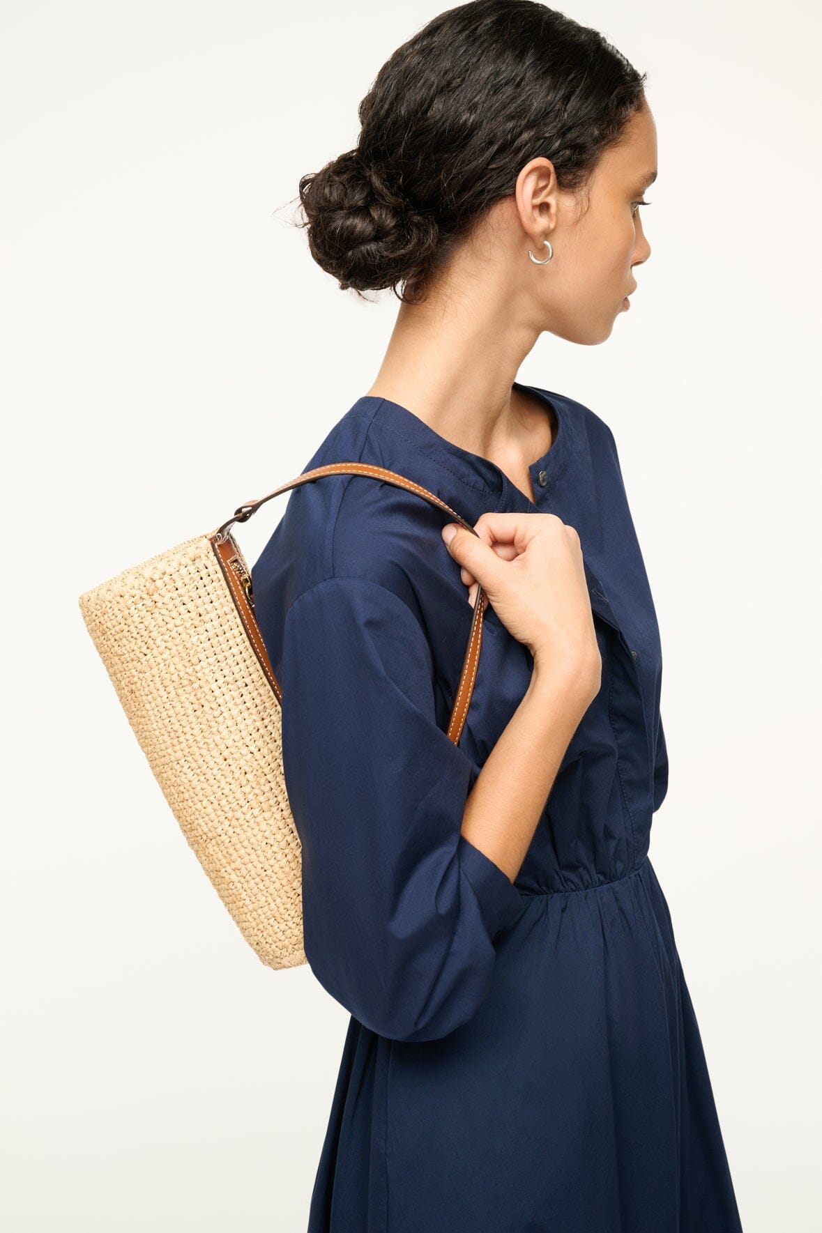 MINI TARU RAFFIA BAG | NATURAL TAN - Image 2