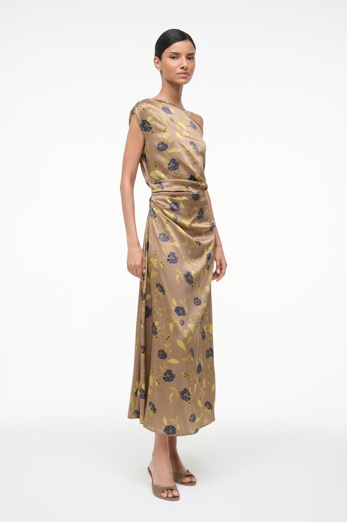 PHARE SILK DRESS | VINTAGE FLORAL - Image 3