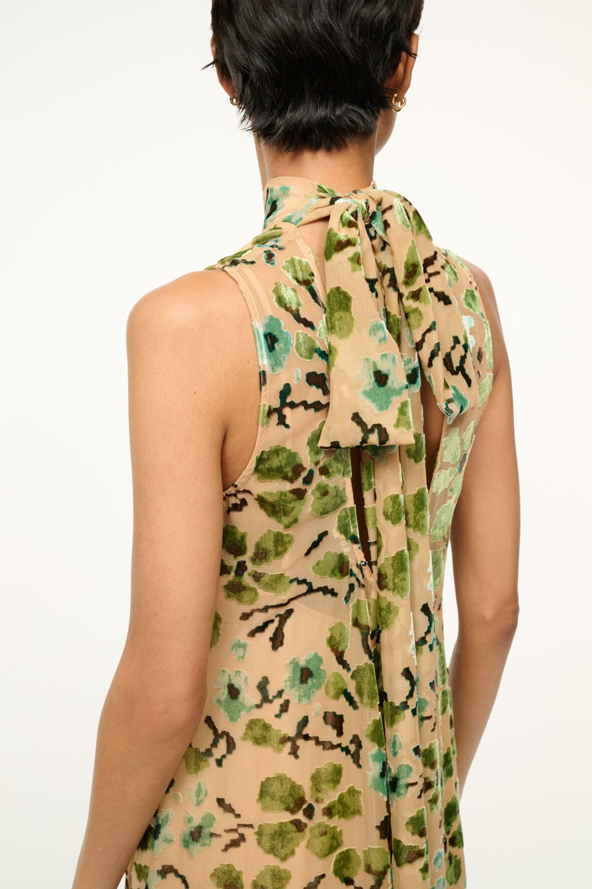 ALBEE DRESS | MOSS FLORAL TAPESTRY - Image 2