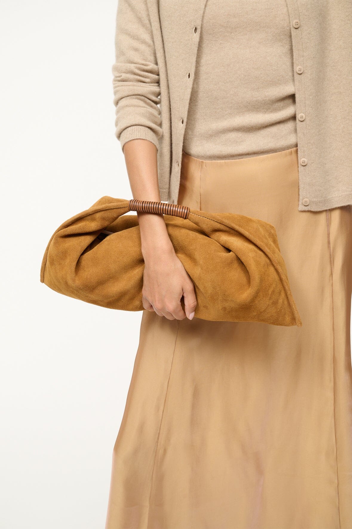 MINI RONNIE BAG | TAN SUEDE - Image 4