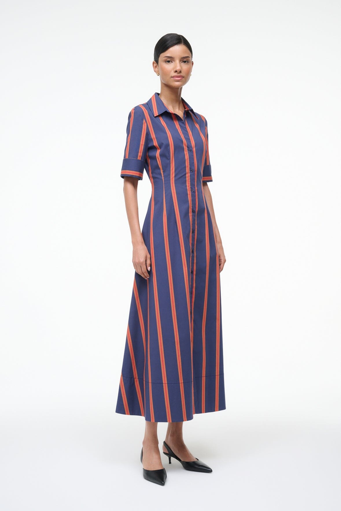 JOAN DRESS | RAILROAD STRIPE - Image 4