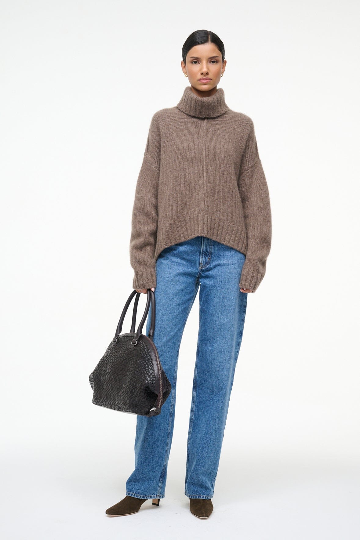 BETSY CASHMERE SWEATER | TRUFFLE - Image 6