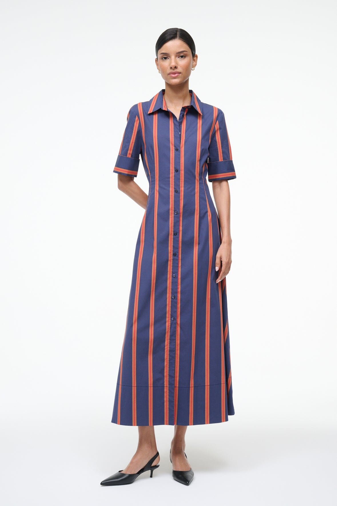 JOAN DRESS | RAILROAD STRIPE - Image 3