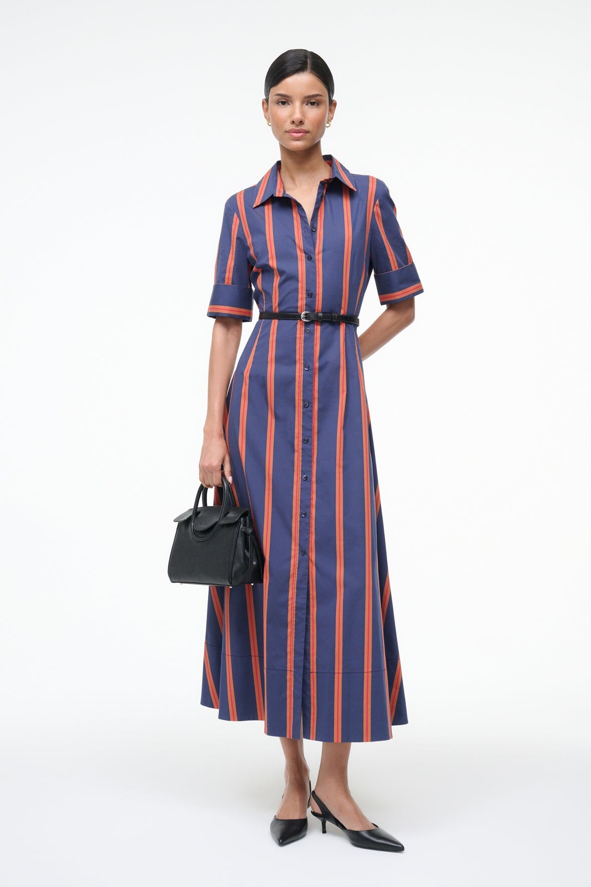 JOAN DRESS | RAILROAD STRIPE