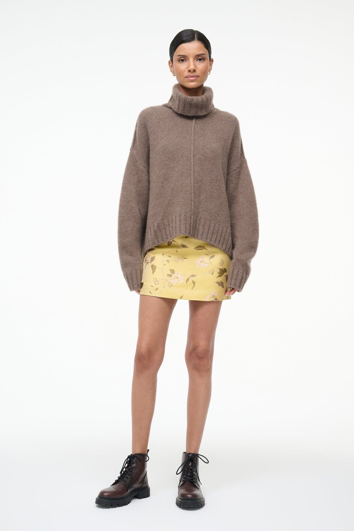 BETSY CASHMERE SWEATER | TRUFFLE - Image 2
