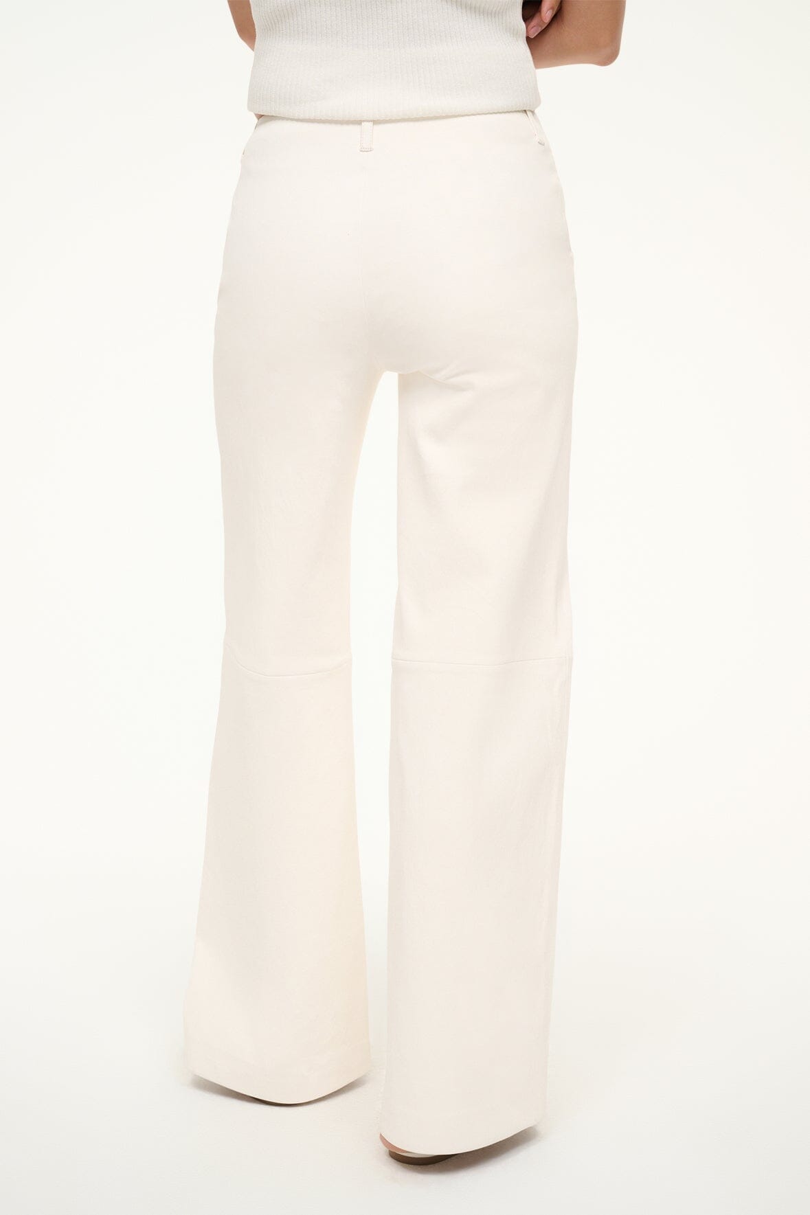 ALINE LEATHER PANTS | IVORY - Image 5