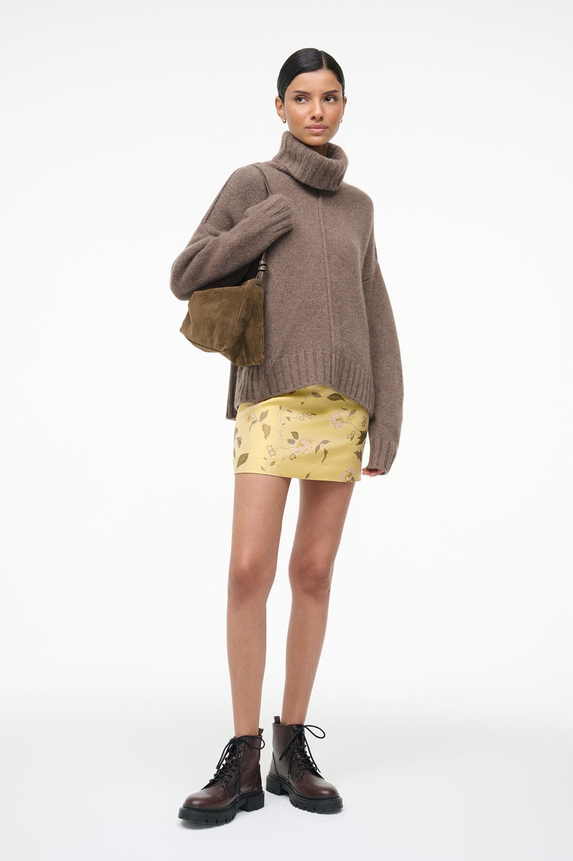 BETSY CASHMERE SWEATER | TRUFFLE - Image 3