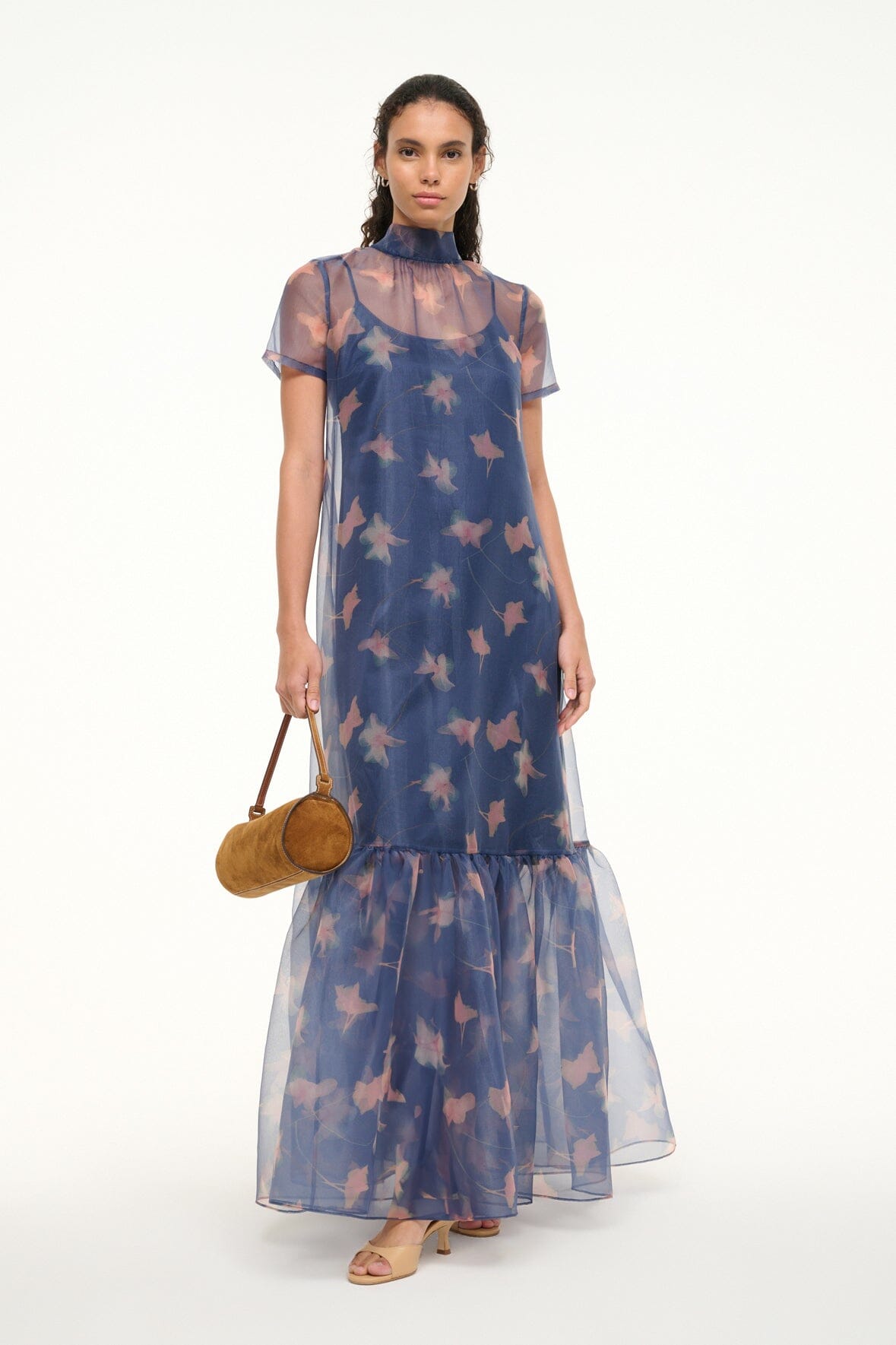 CALLUNA DRESS | BOTANICAL NAVY - Image 3
