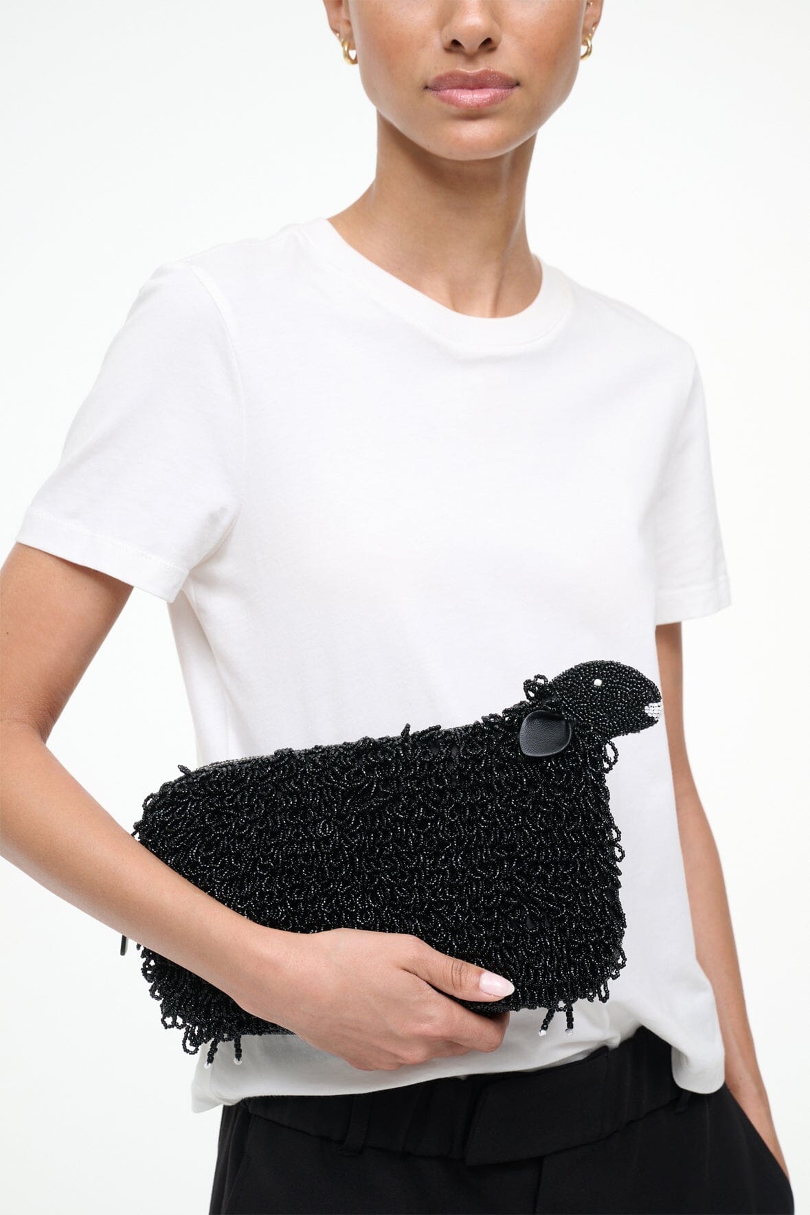 DOLLY BEADED CLUTCH | BLACK - Image 2