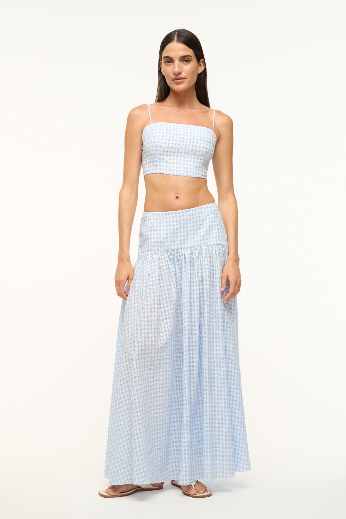 FEDERICO TANK | SKY GINGHAM - Image 2