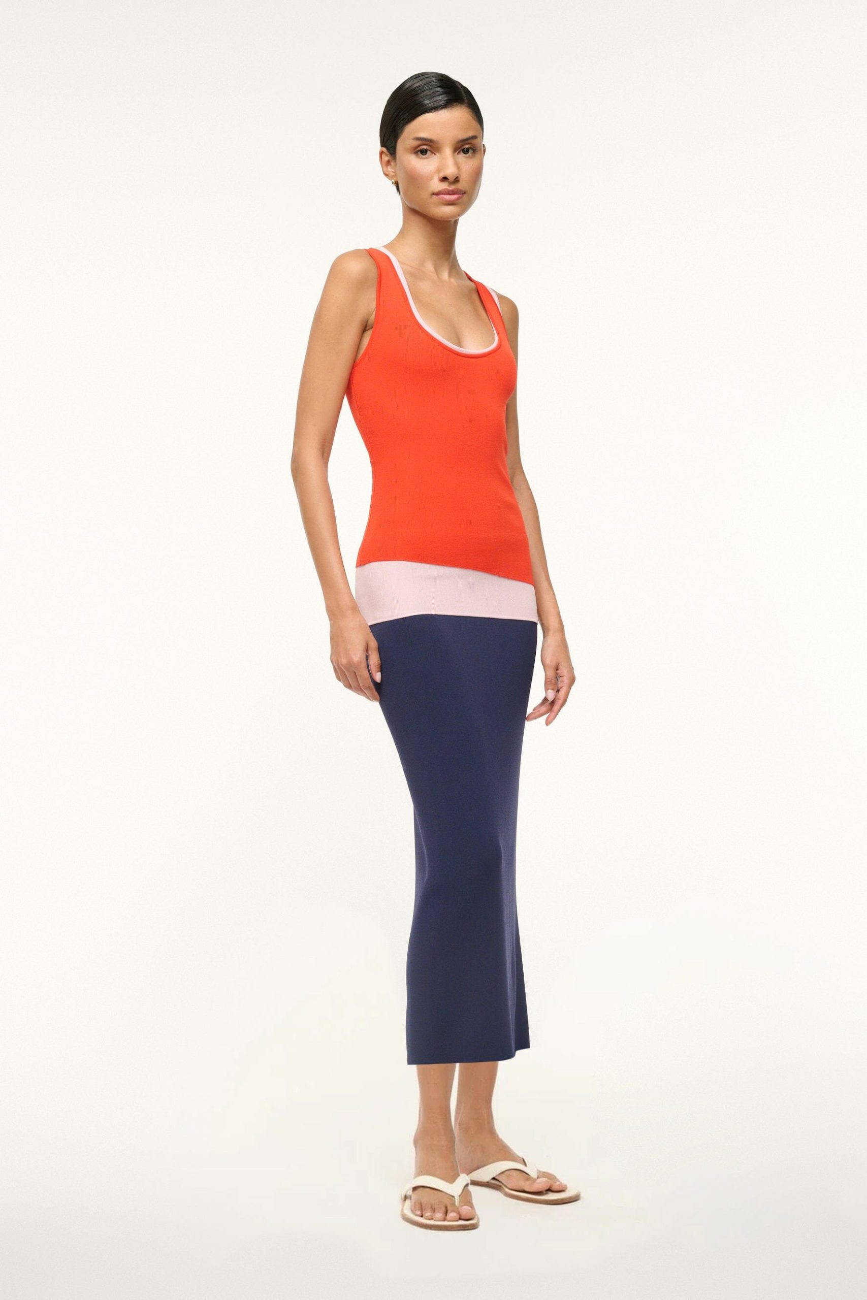 HERMOSA DRESS | CAYENNE NAVY CARNATION - Image 2