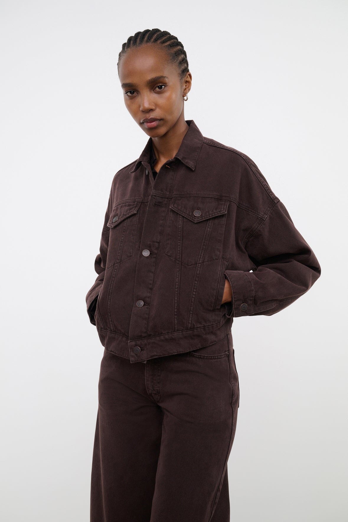 GLEN DENIM JACKET | EARTH - Image 5