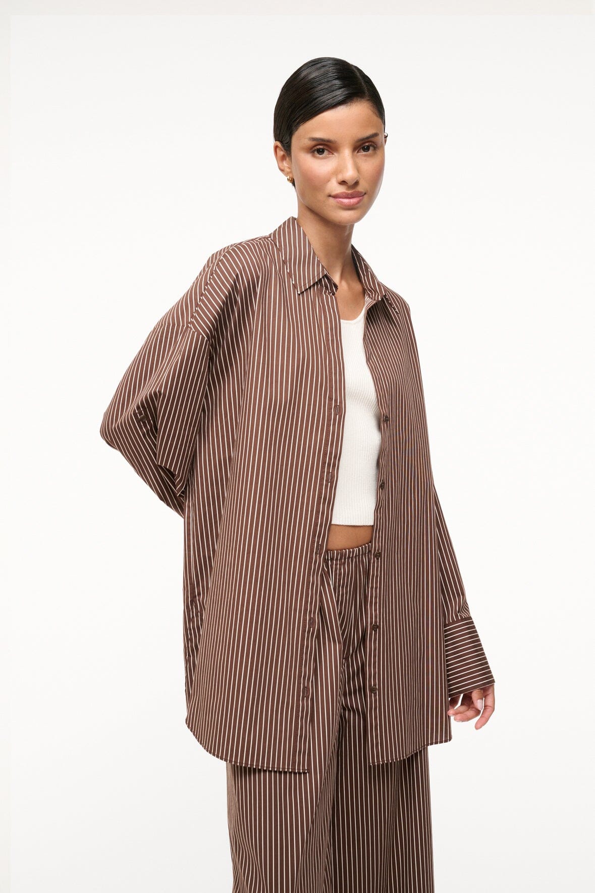 SANDBAR TOP | DARK OAK MICRO STRIPE - Image 3