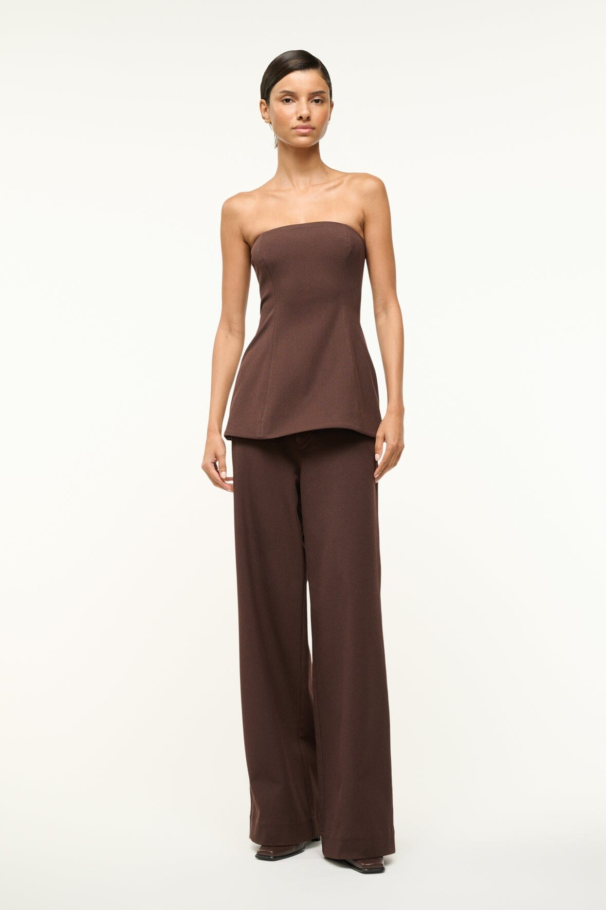 SILVIA TOP | DARK CHOCOLATE - Image 2