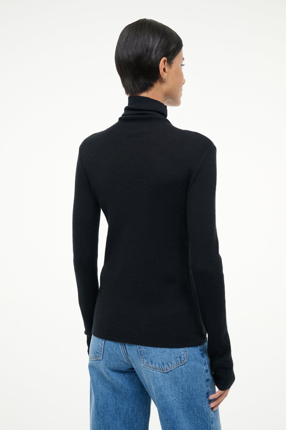TONI SUPERFINE CASHMERE SWEATER | BLACK - Image 3