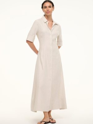 JOAN LINEN DRESS | NATURAL
