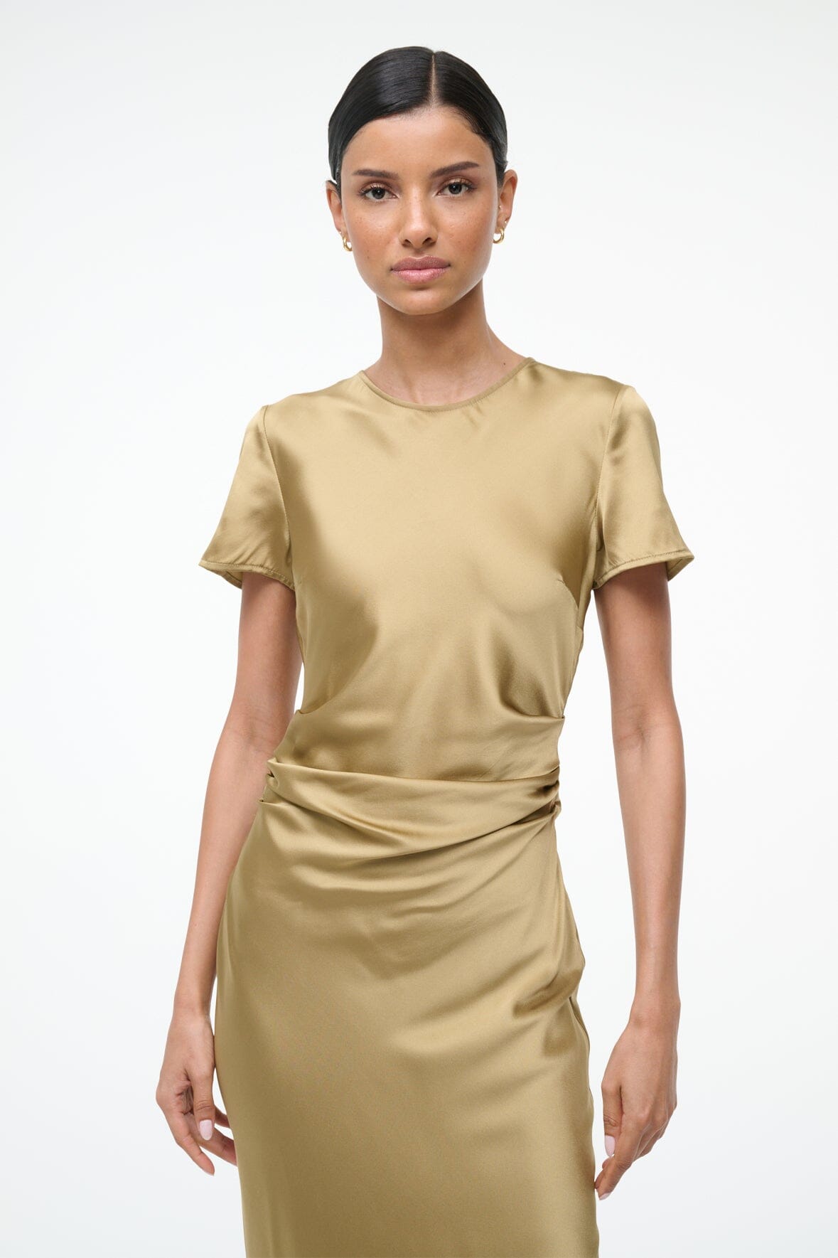 MARCEL SILK DRESS | ANTIQUE - Image 2