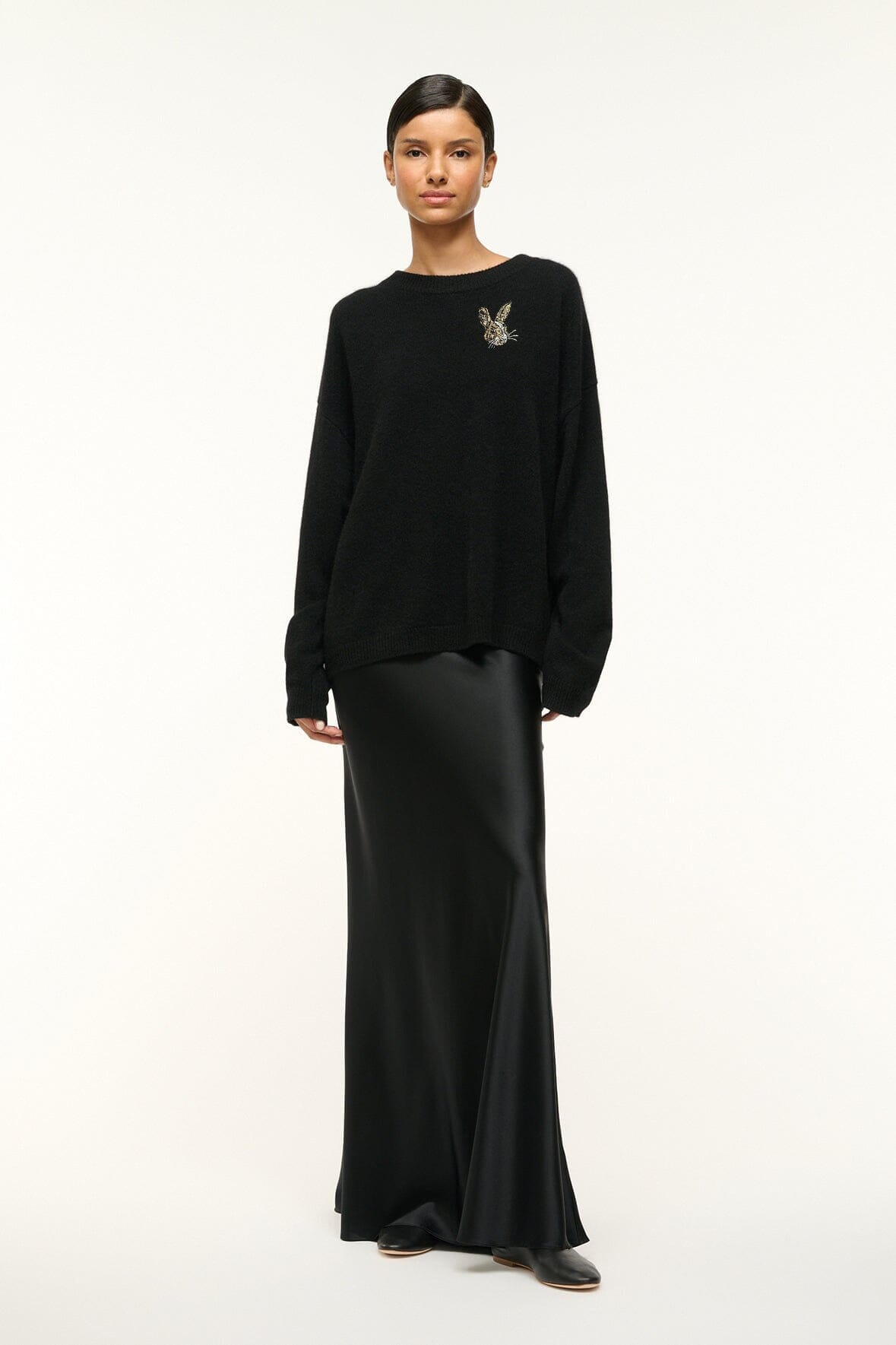 CUSTOM STAUD x C.BONZ SERRANO CASHMERE SWEATER | BLACK - Image 3