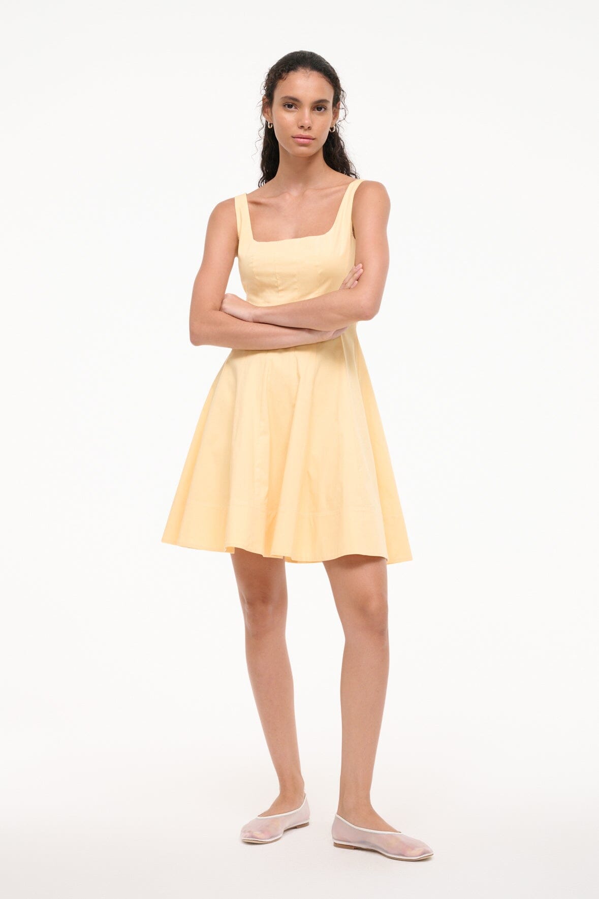 MINI WELLS DRESS | PALE HONEY - Image 4