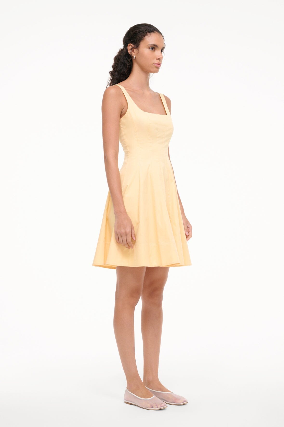 MINI WELLS DRESS | PALE HONEY - Image 5
