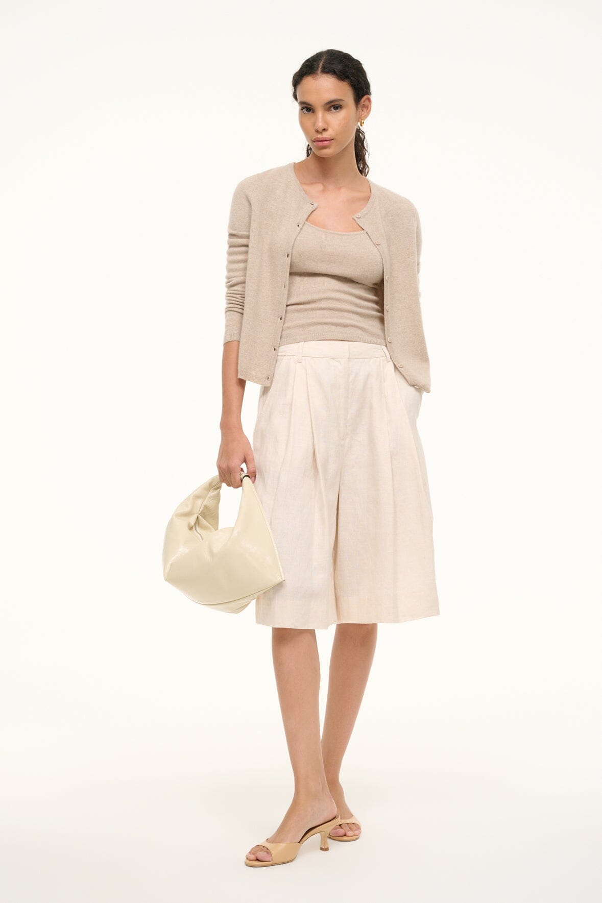 CRUZ BERMUDA LINEN SHORT | NATURAL - Image 3