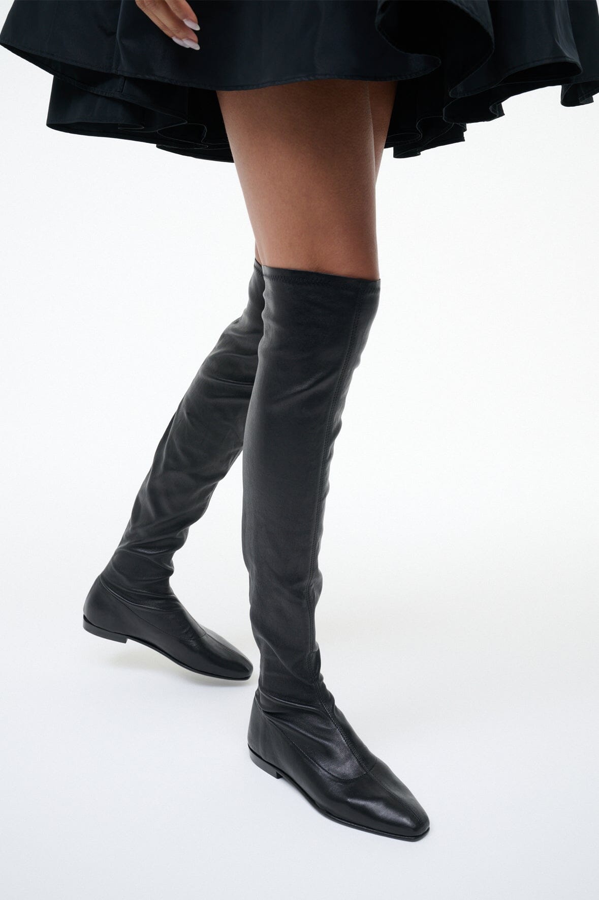 KEITH OVER THE KNEE BOOT | BLACK - Image 4