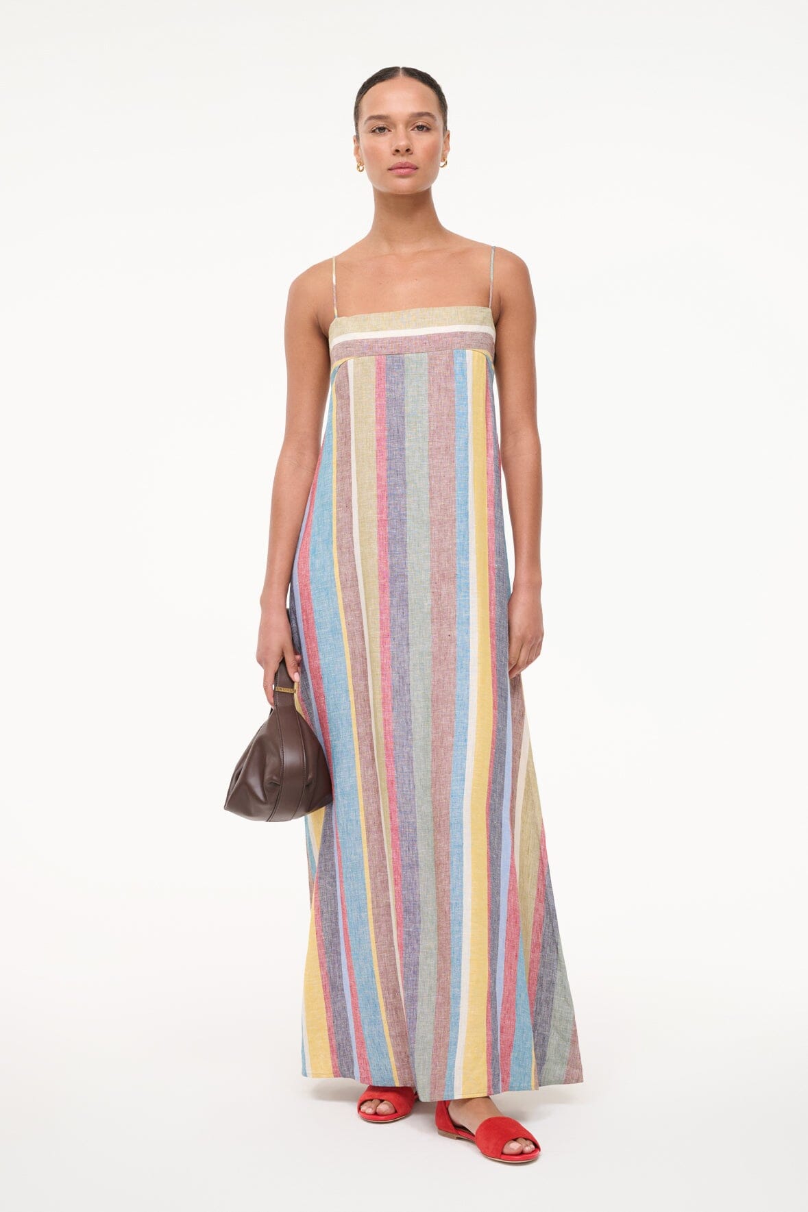 LAURA LINEN DRESS | MARKET STRIPE - Image 5
