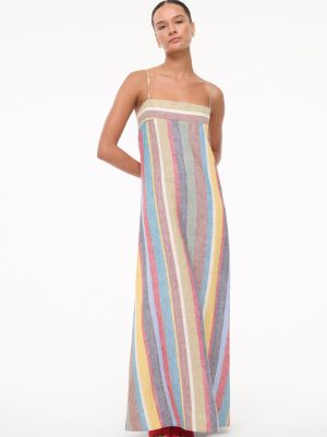 LAURA LINEN DRESS | MARKET STRIPE
