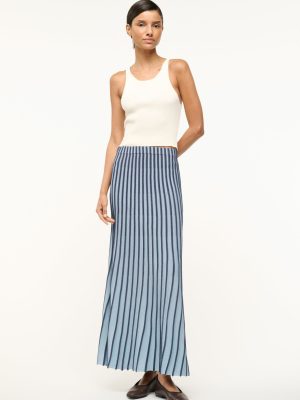 ALEIDA SKIRT | NAVY CLEAR BLUE