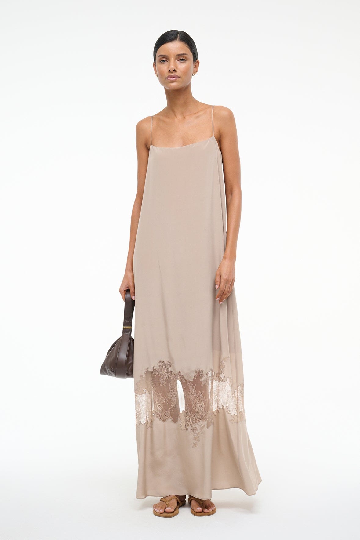 DELFINA SILK DRESS | DUNE