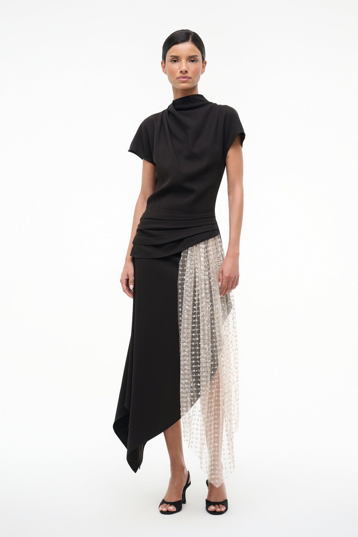 EFFIE DRESS | BLACK STARDUST