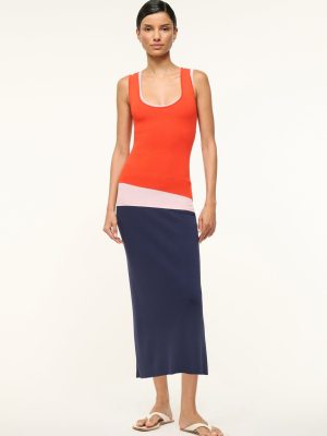 HERMOSA DRESS | CAYENNE NAVY CARNATION