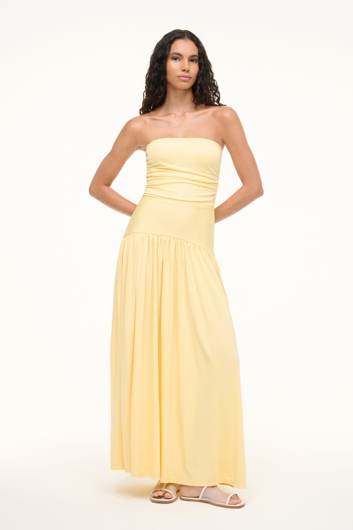 MARIANA DRESS | PALE HONEY - Image 4