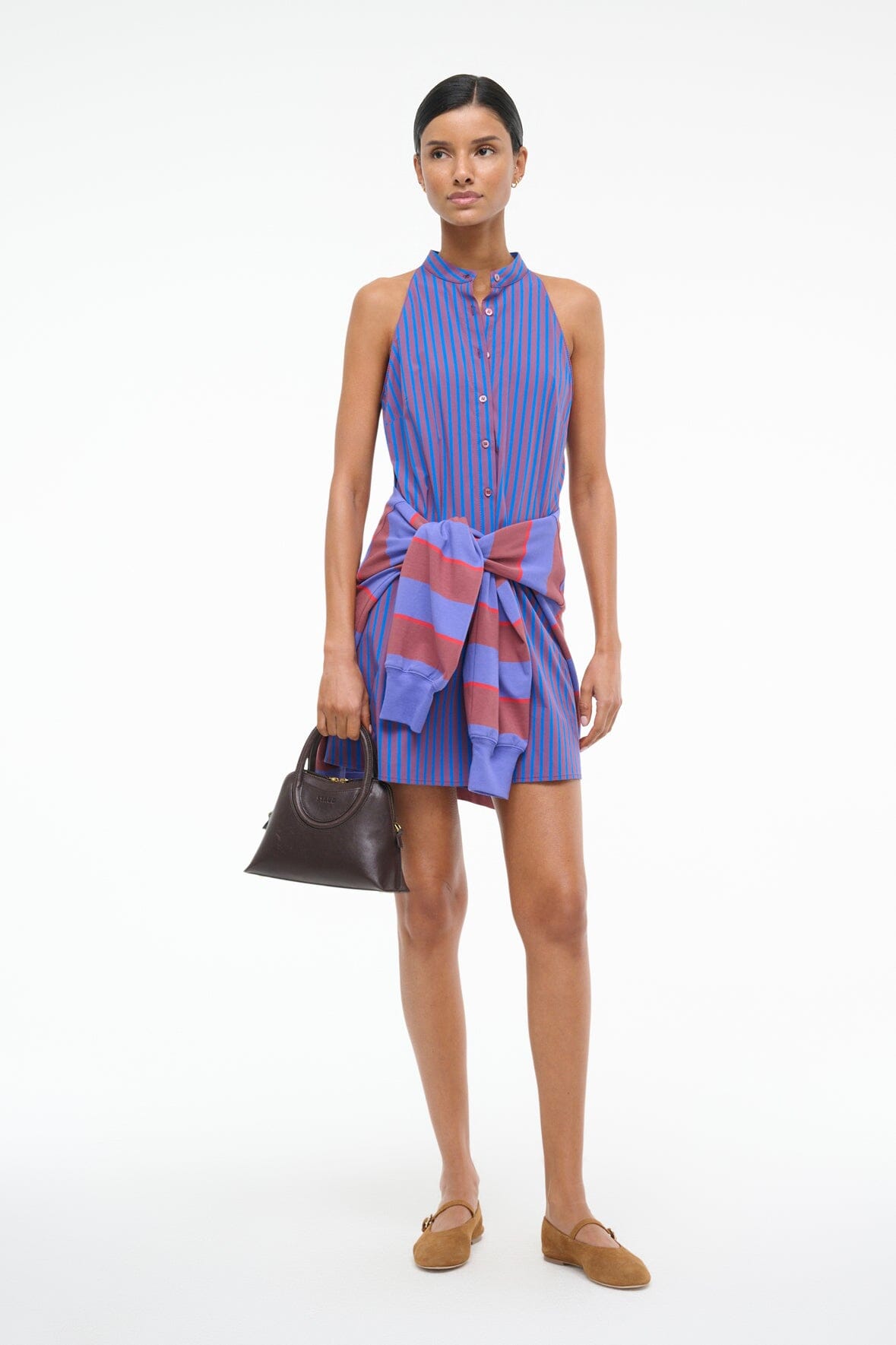 SHIRLEY MINI DRESS | ATLAS STRIPE