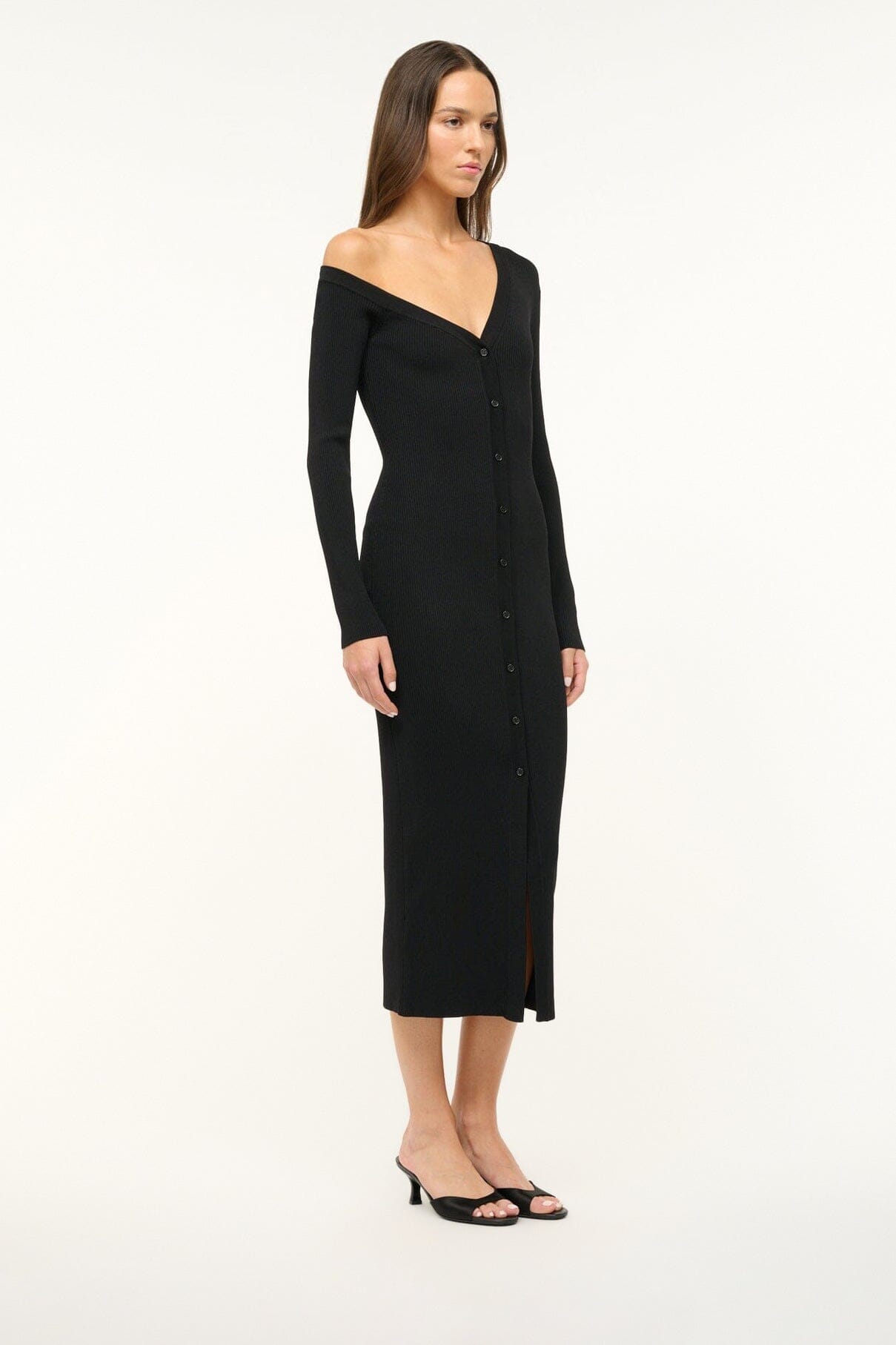 BRIGITTE MULE | BLACK SATIN - Image 4