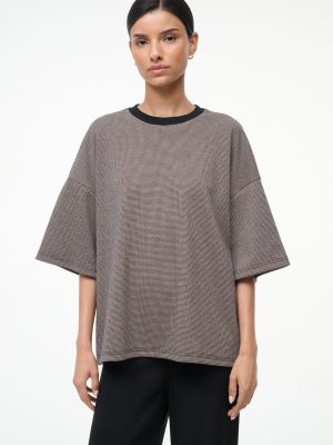 CAPSULE TOP | HOUNDSTOOTH