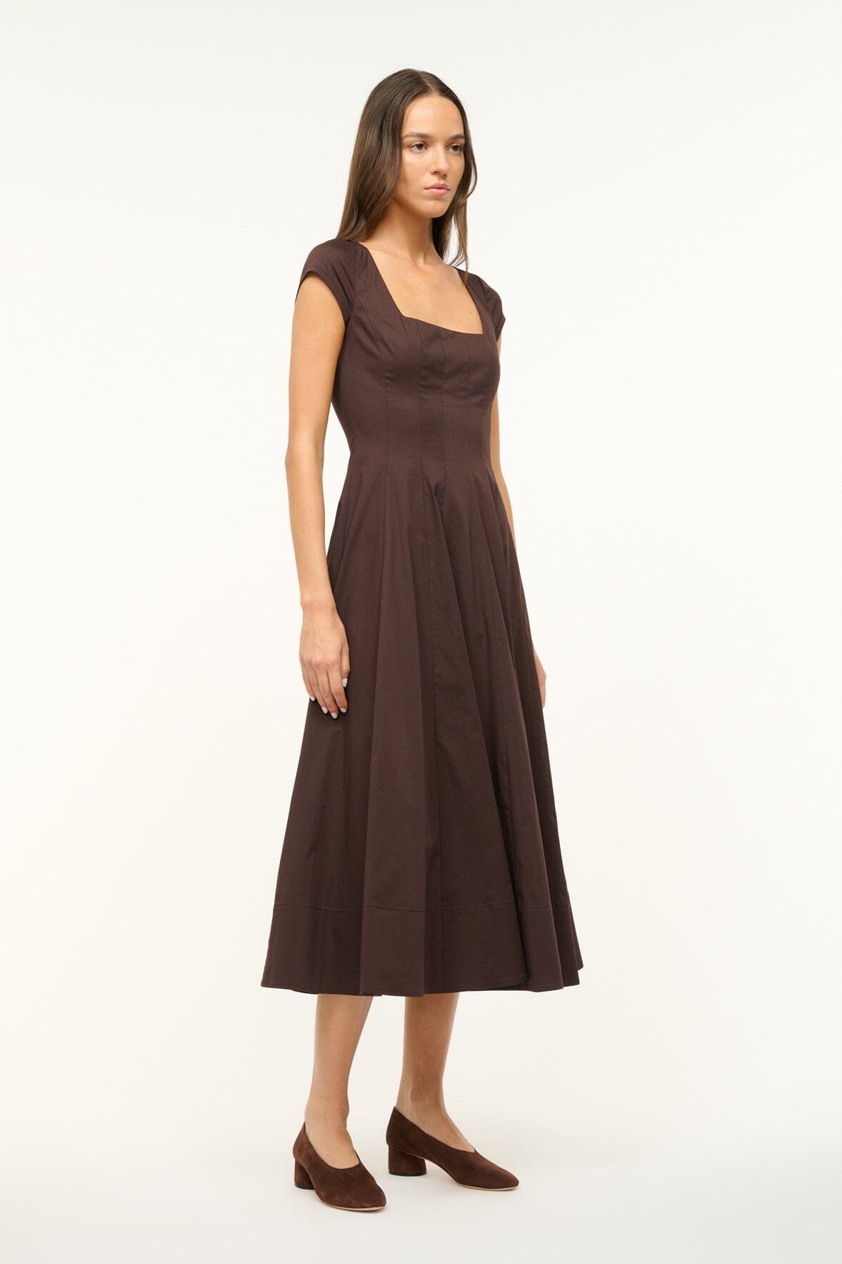 SHORT SLEEVE WELLS DRESS | EARTH - Image 2