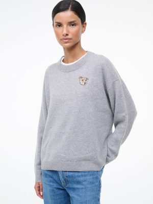 CUSTOM STAUD x C.BONZ SERRANO CASHMERE SWEATER | HEATHER GREY