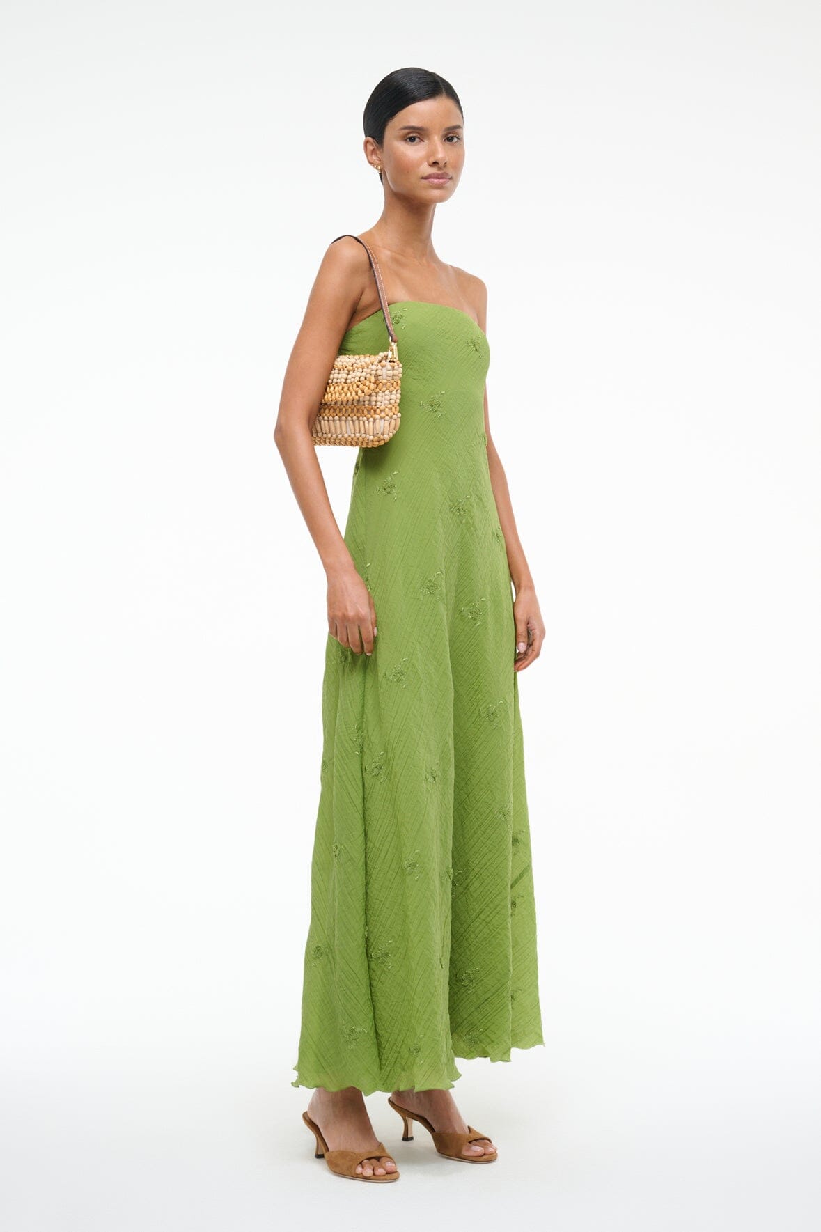 CASSIE DRESS | GARDEN GREEN - Image 5