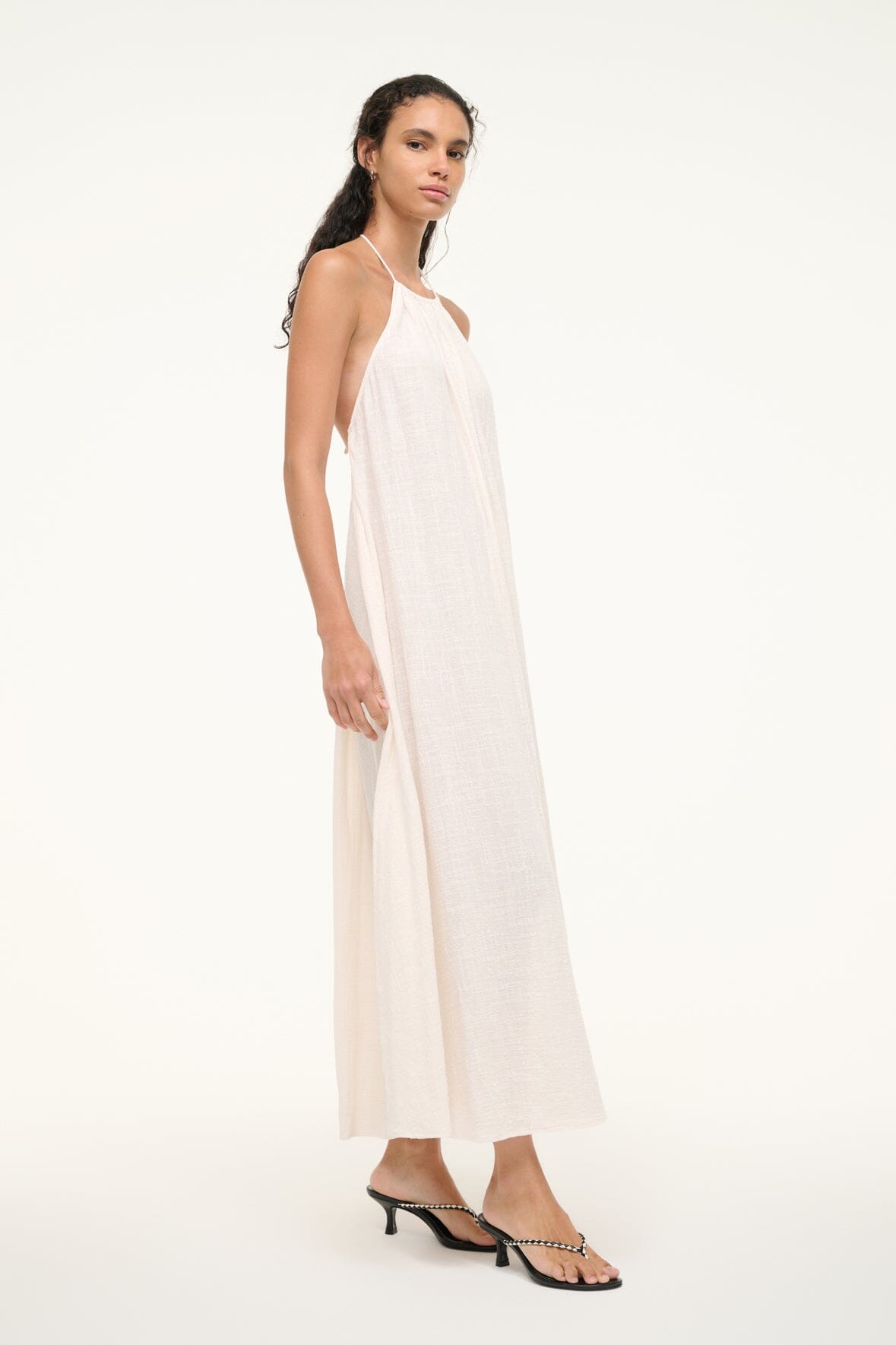 NIGHTSHADE MAXI COVERUP DRESS | BUTTERCREAM - Image 3