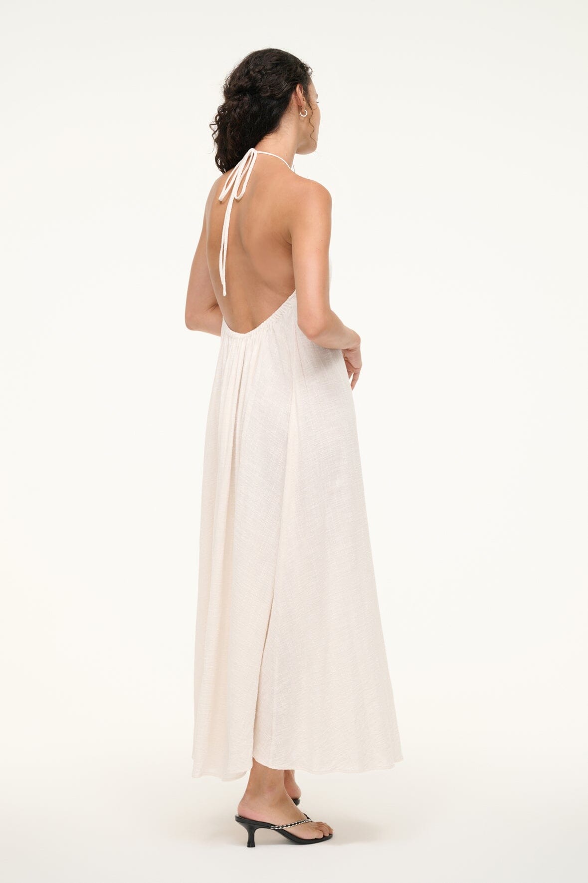 NIGHTSHADE MAXI COVERUP DRESS | BUTTERCREAM - Image 2