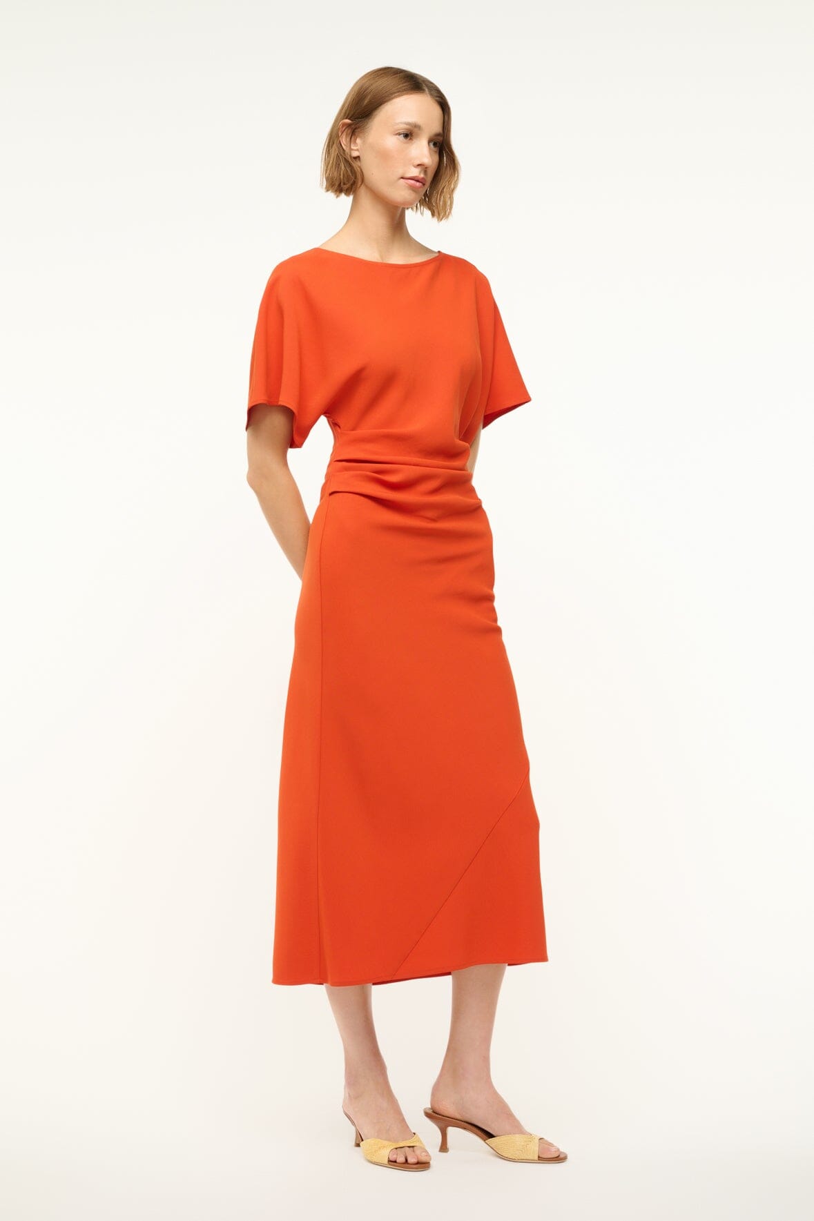 AMELIE MIDI DRESS | CAYENNE - Image 2