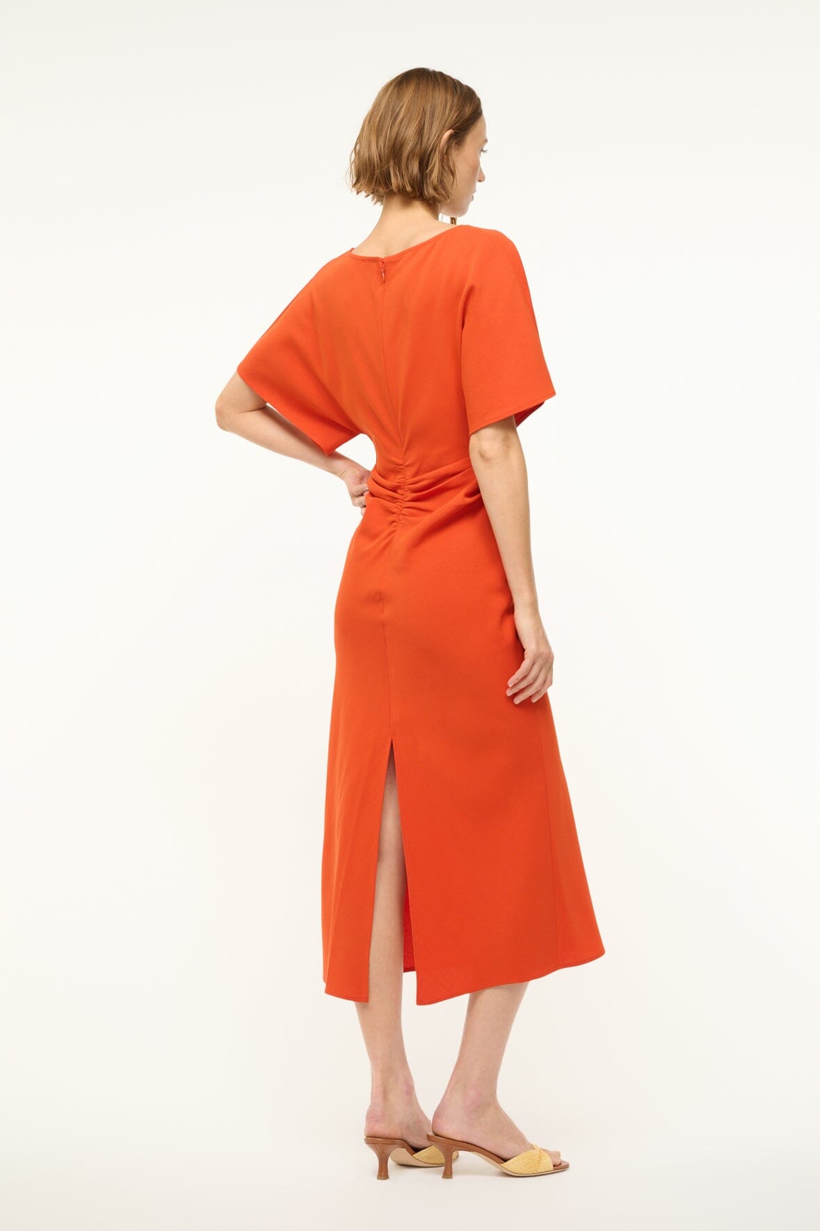 AMELIE MIDI DRESS | CAYENNE - Image 3