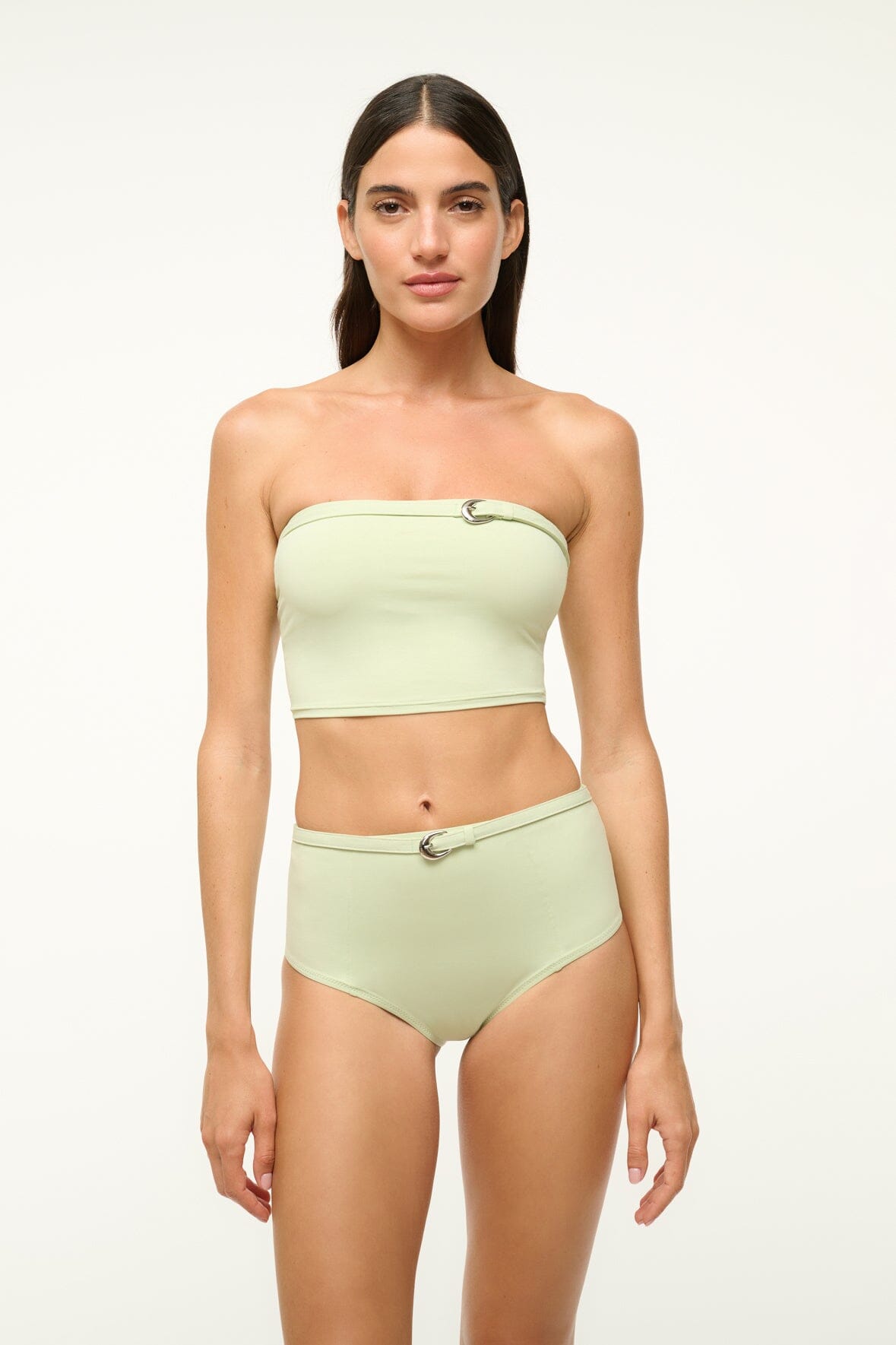 BELTED WAILEA BIKINI BOTTOM | PALE JADE - Image 2