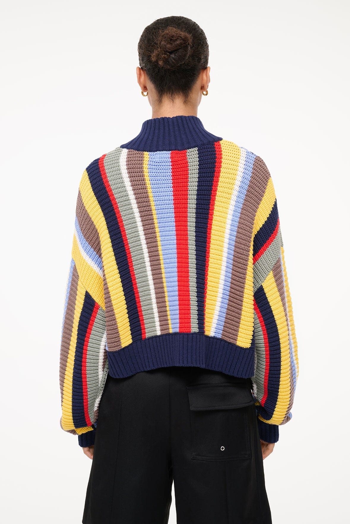 CROPPED HAMPTON SWEATER | MARKET STRIPE - Image 5