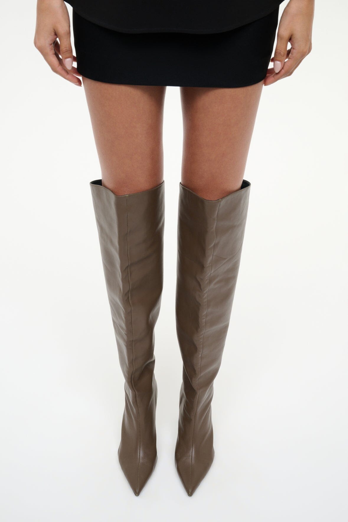 SEBASTIAN OVER THE KNEE BOOT | TRUFFLE - Image 4