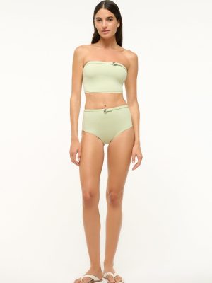 BELTED WAILEA BIKINI BOTTOM | PALE JADE