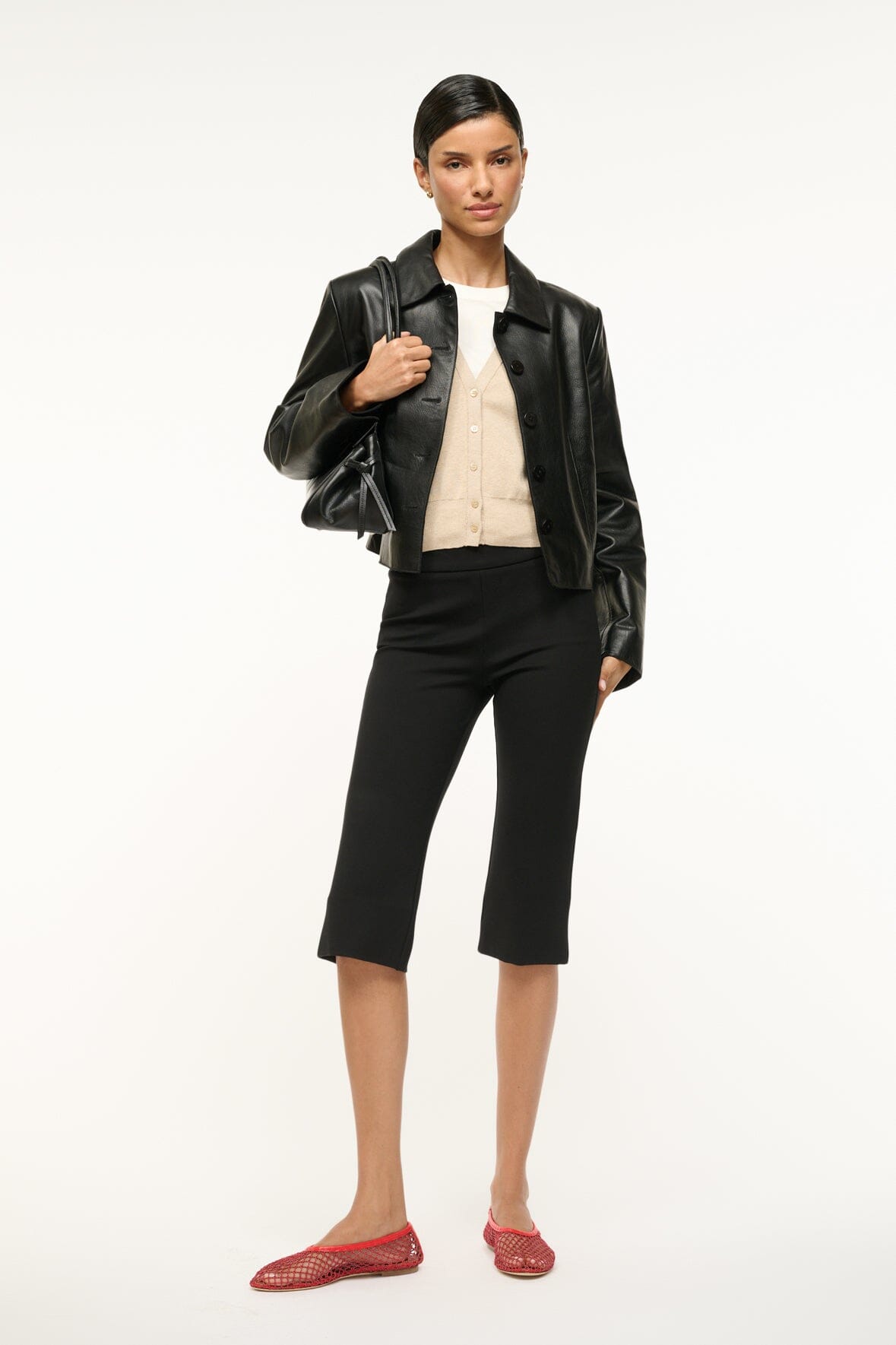 ALBA BALLET FLAT | RED NETTING - Image 6