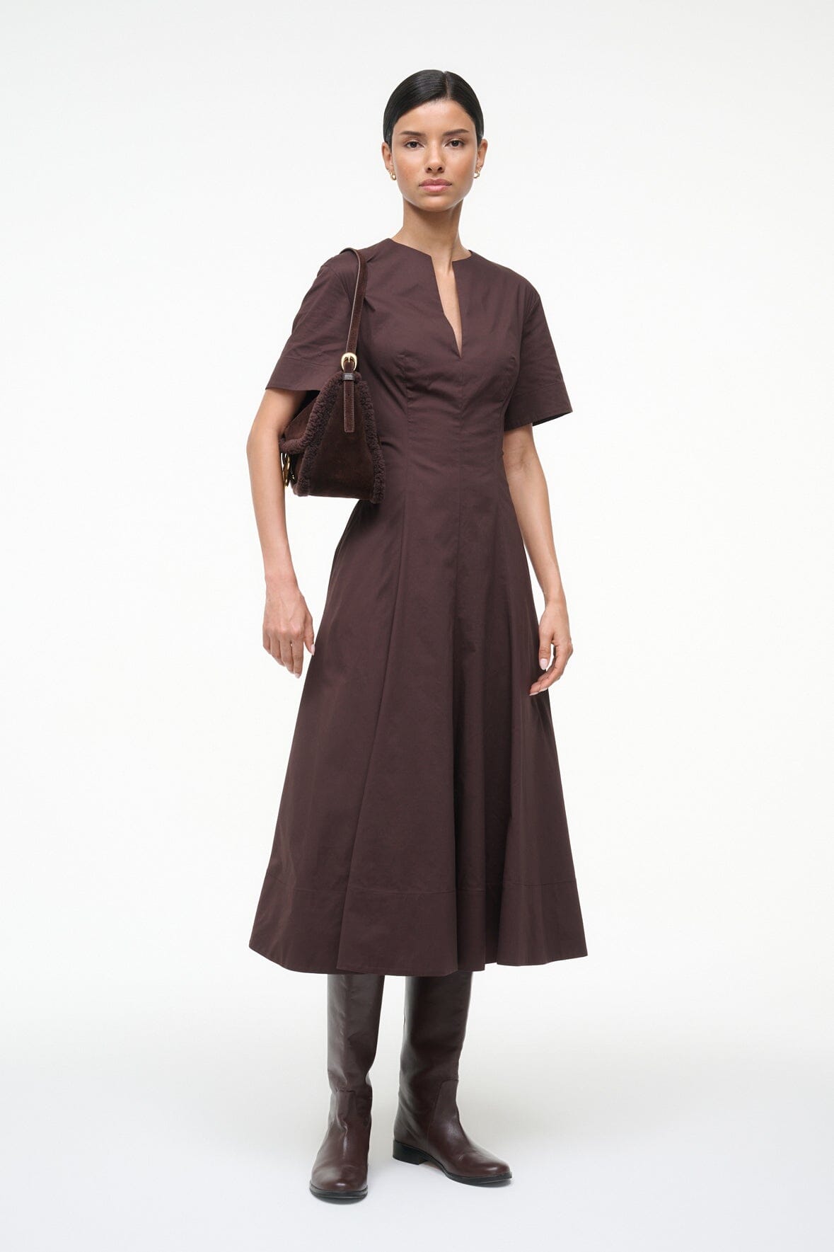 HARLOW MEDIUM BAG | ESPRESSO SHEARLING - Image 6