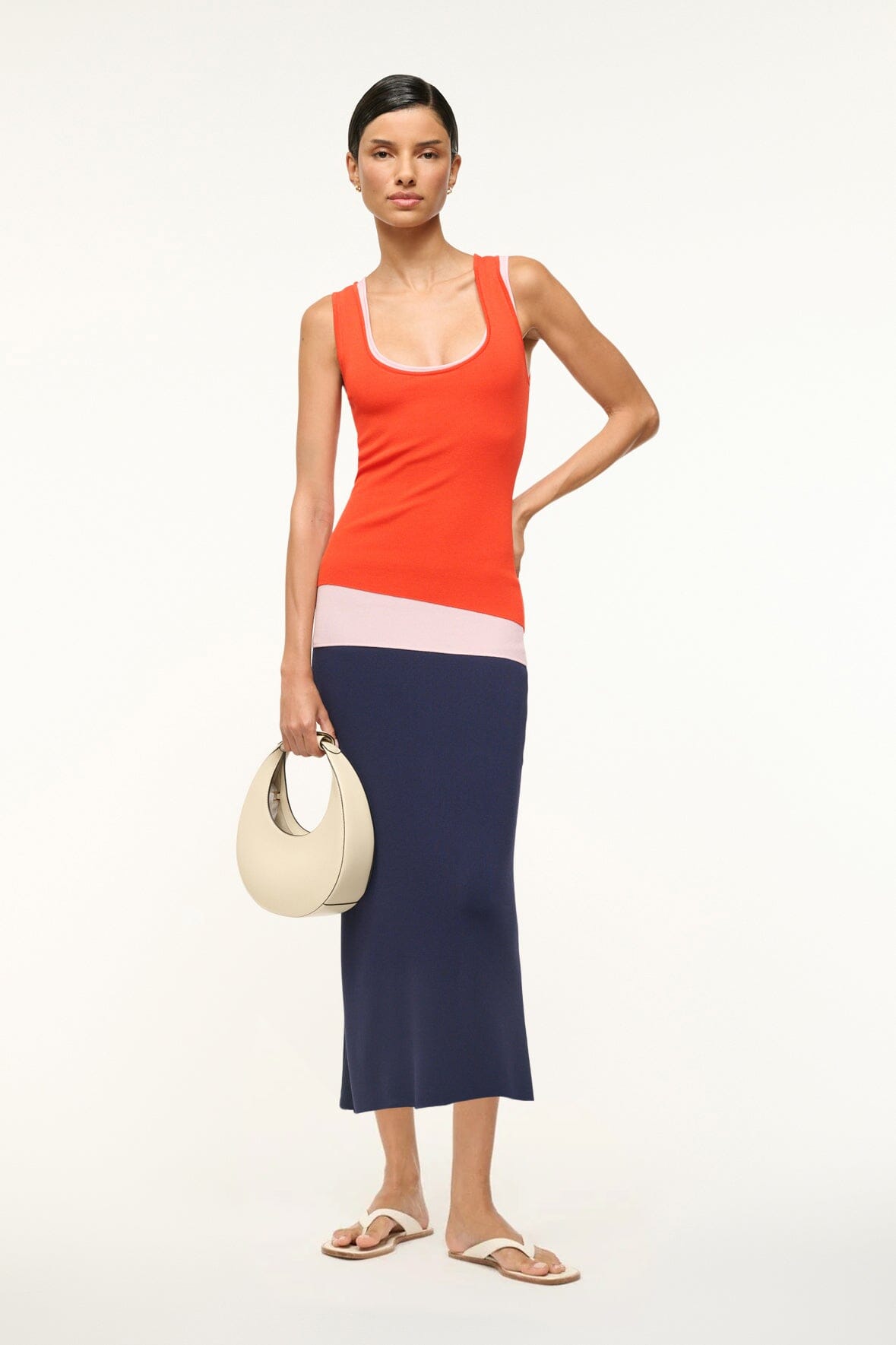 HERMOSA DRESS | CAYENNE NAVY CARNATION - Image 5